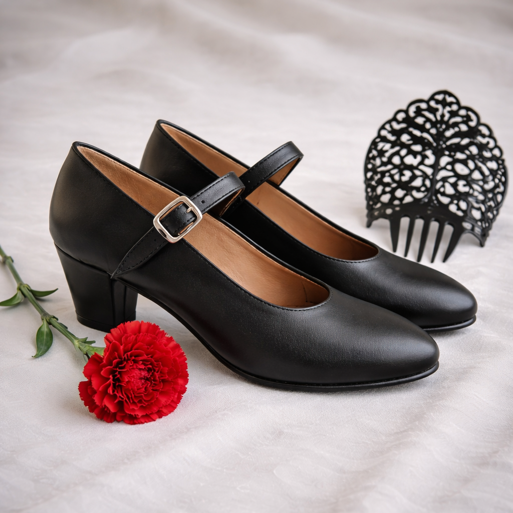 Zapatos Flamenco Piel - Modelo Jerez